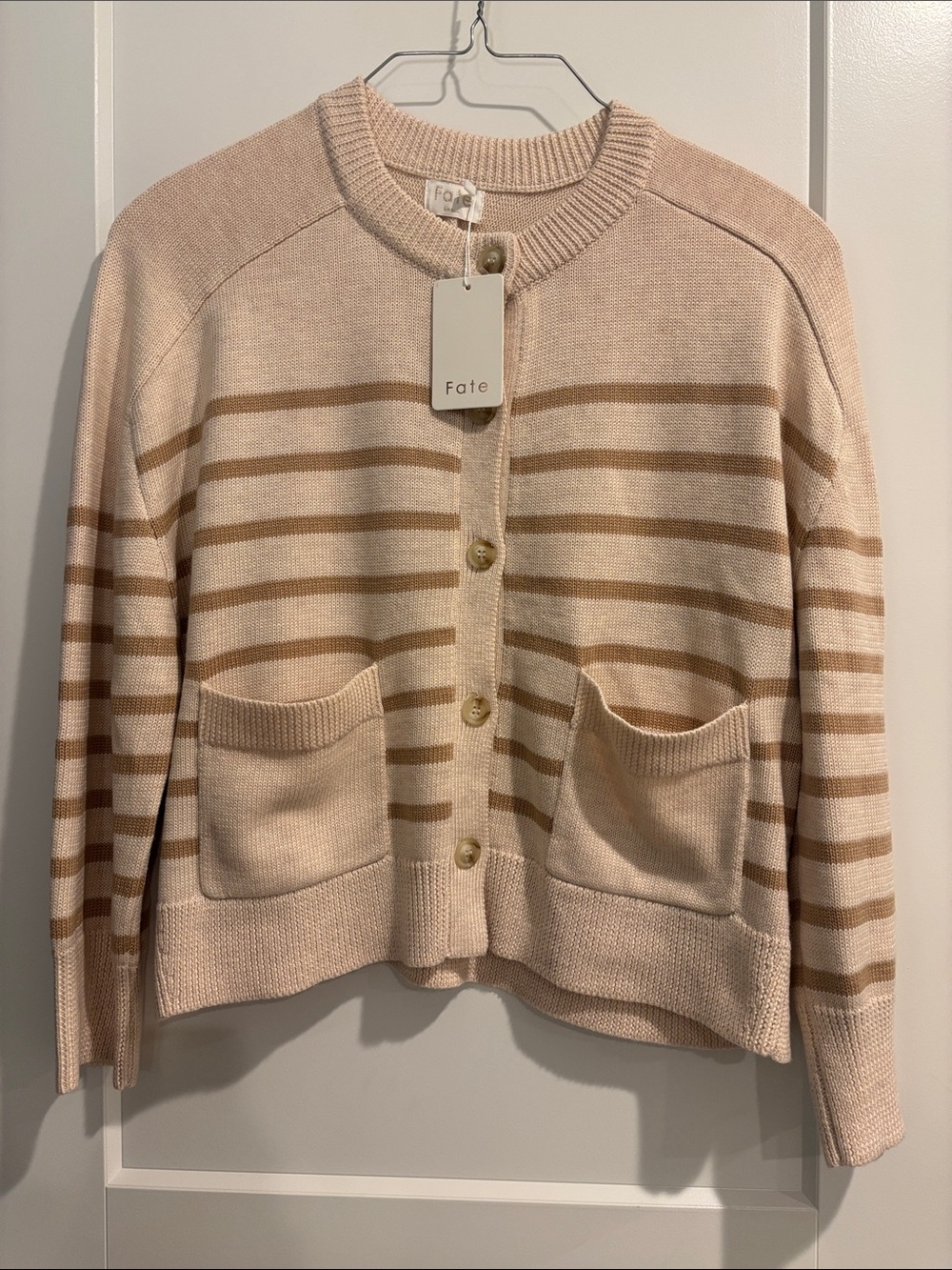 Fate Women’s Button Down Cardigan Sweater Small